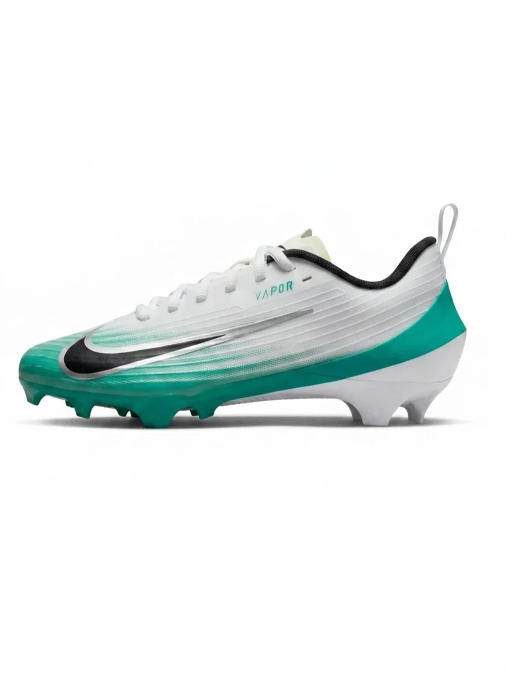 Nike Men's Vapor Speed 3 White Stadium Green Football Cleats HM8849-100 Sz 8 12